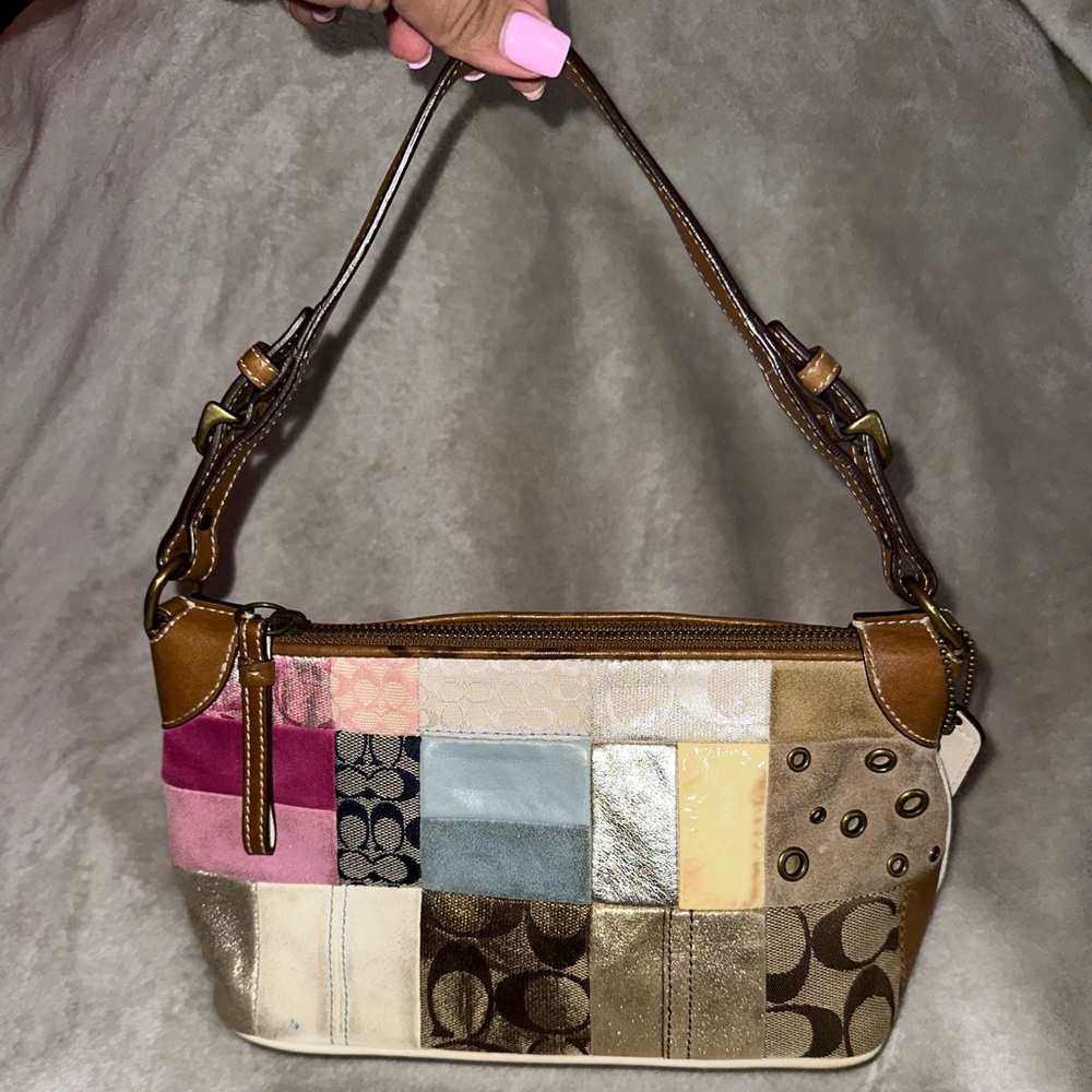 Vintage Y2K Coach Patchwork Bag